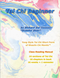 book cover of TAI CHI BEGINNER CLASS READING MANUAL